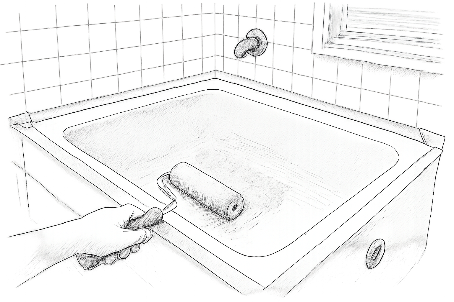 avis peinture baignoire