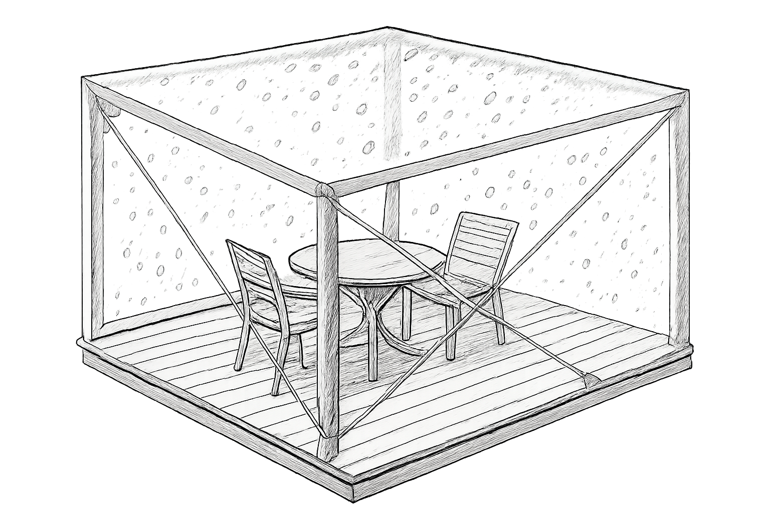 bacher une terrasse