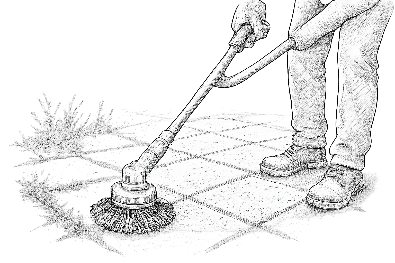 desherbant pave autobloquant