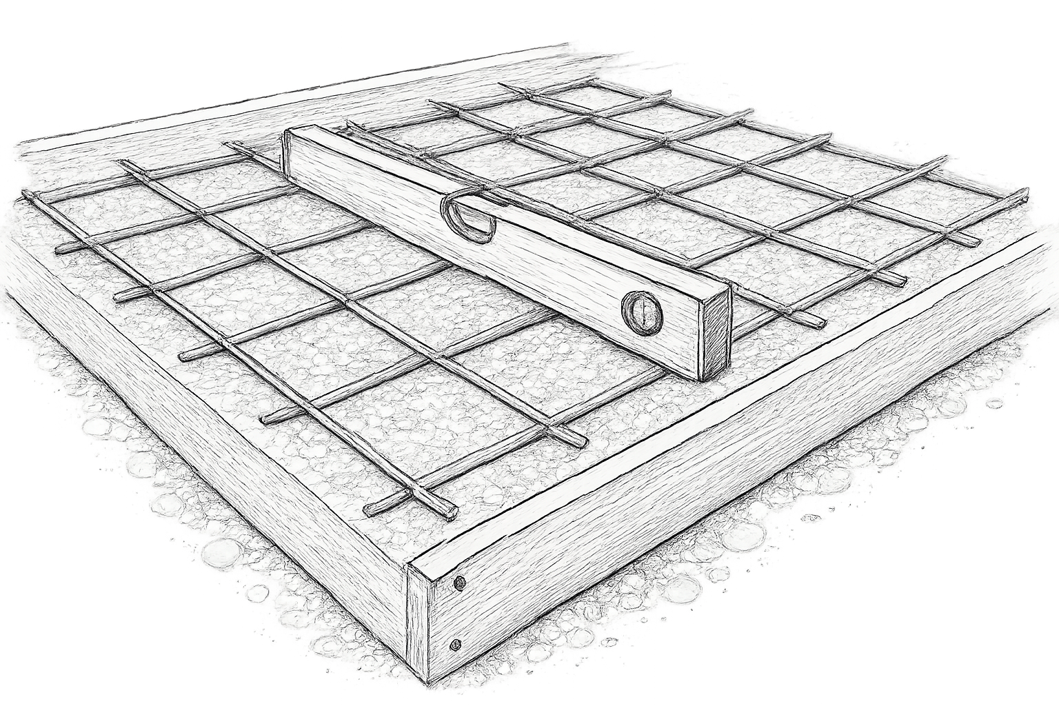 fondation pour terrasse beton