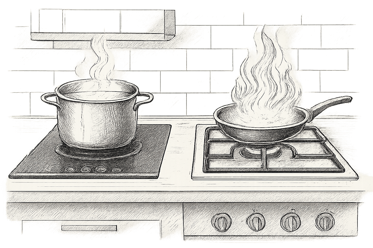 gaz ou electricite pour cuisiner