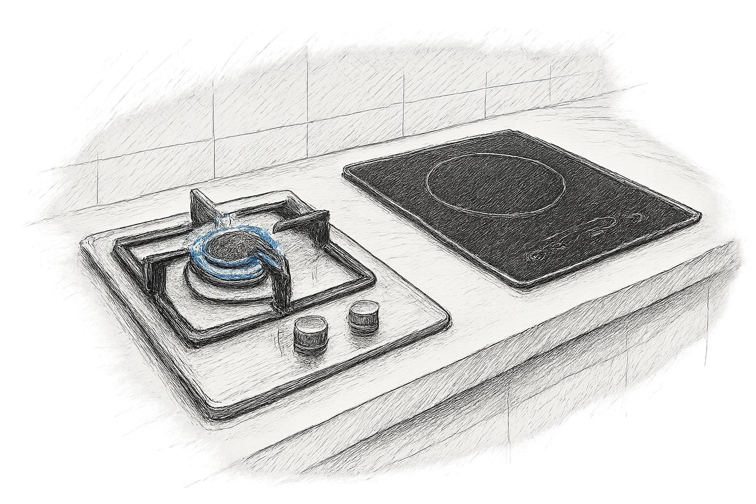 gaz ou électricité pour cuisiner