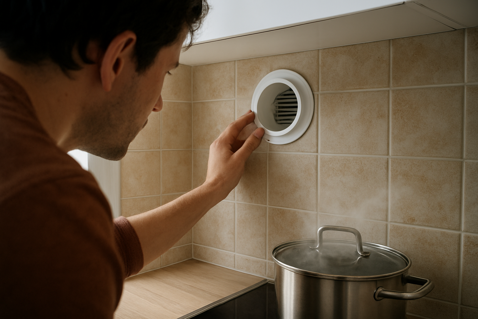 Où placer la bouche VMC cuisine ? Hauteur, distances et emplacement idéal près des sources de vapeur