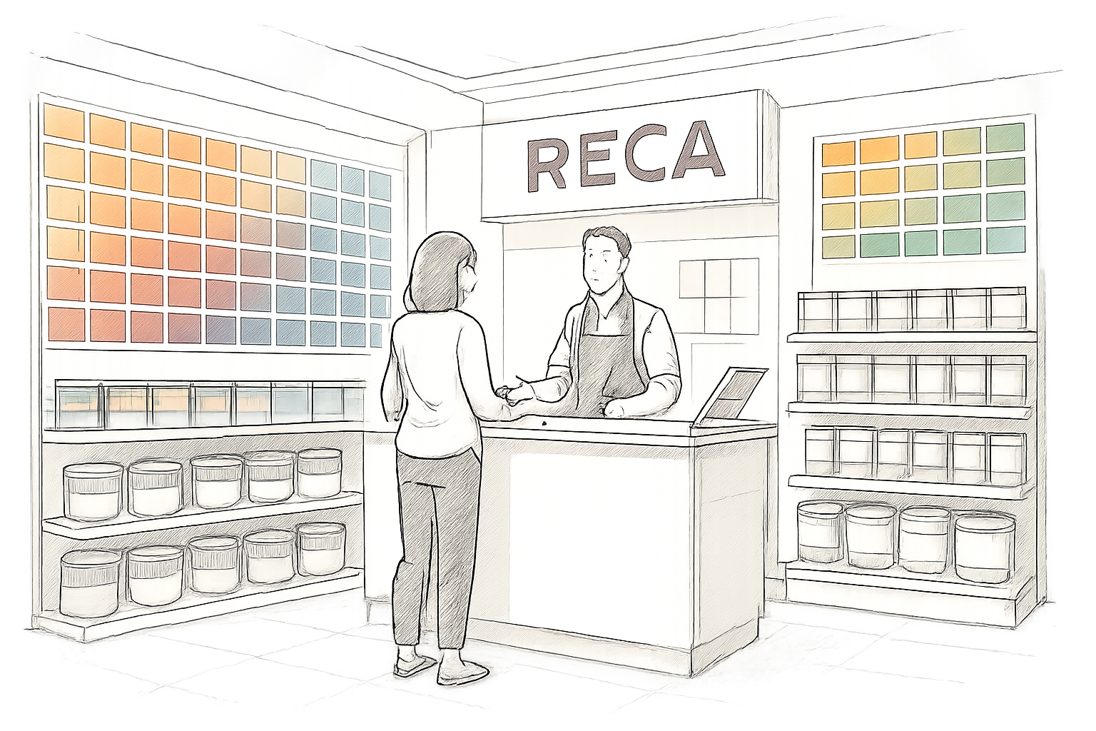 peinture reca avis