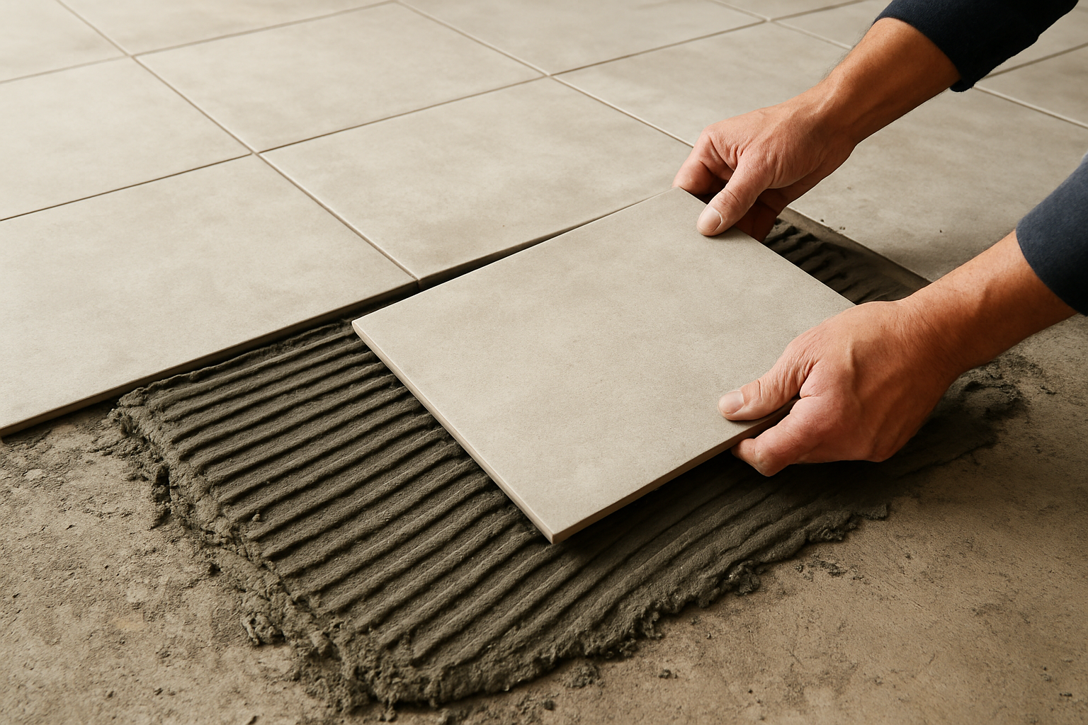 Peut-on poser du carrelage directement sur une dalle béton ? Tout ce qu’il faut savoir avant de se lancer
