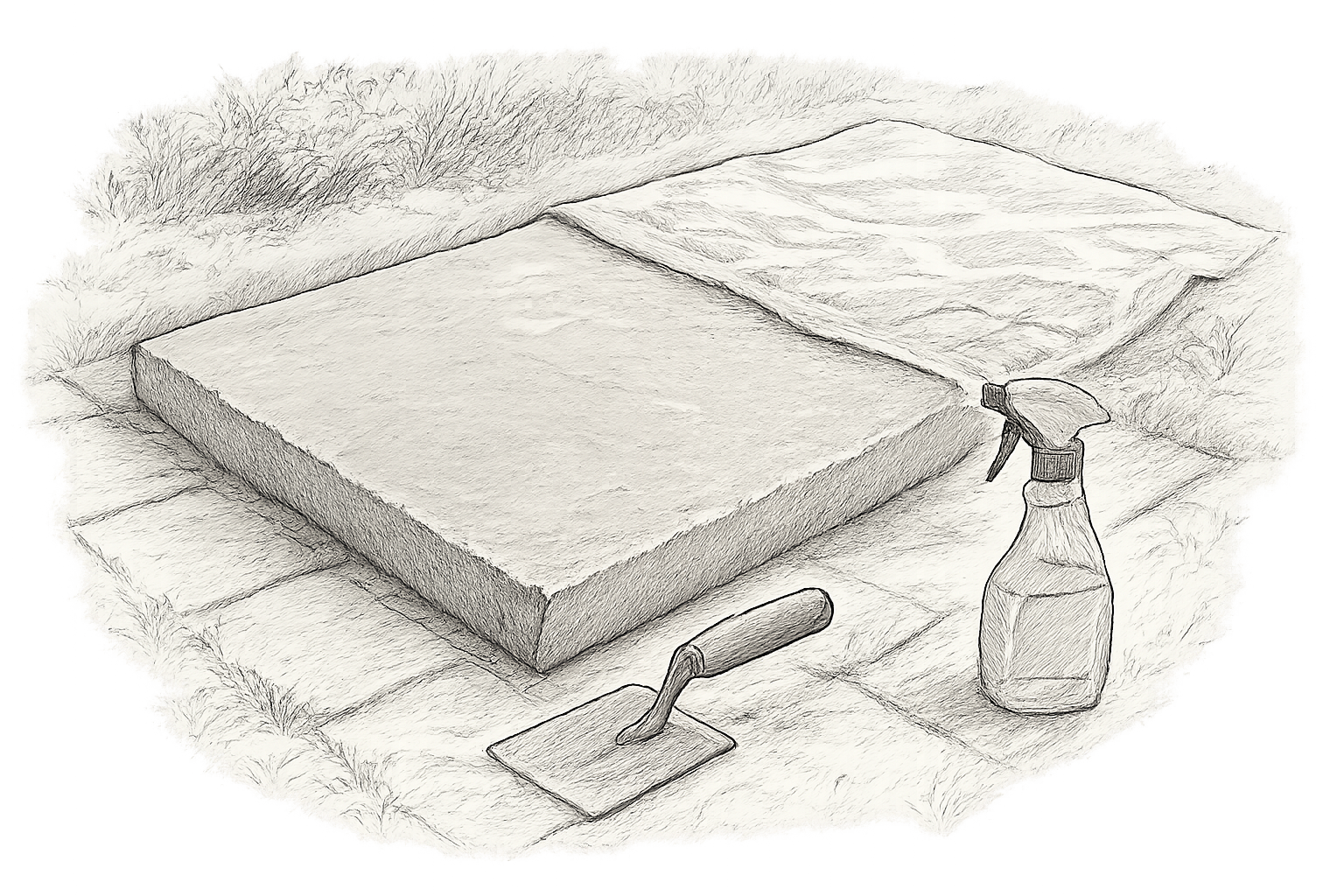 sechage dalle beton