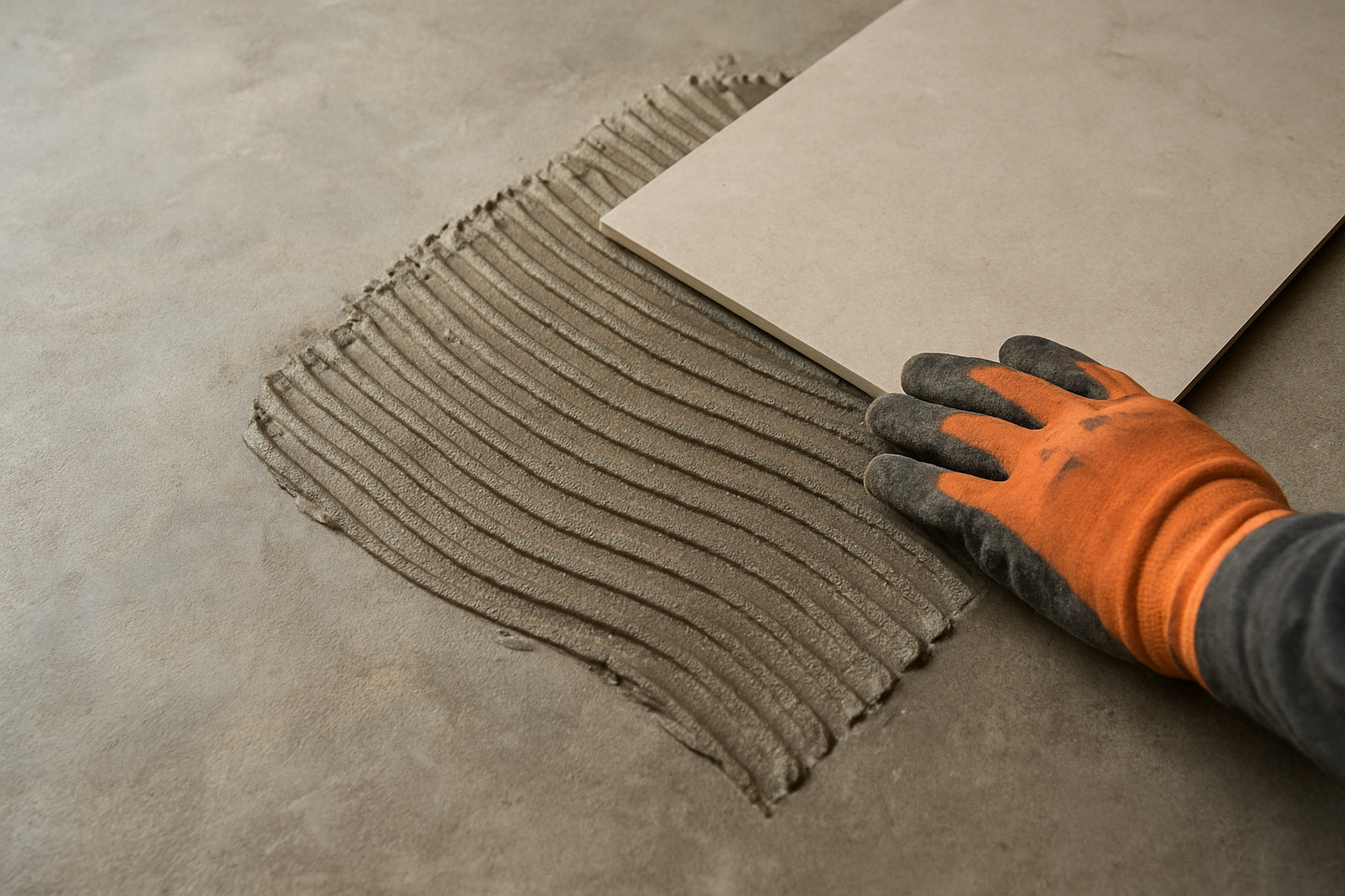 Sol effet béton ciré avec colle carrelage : avis, durabilité et pièges à éviter avant de se lancer