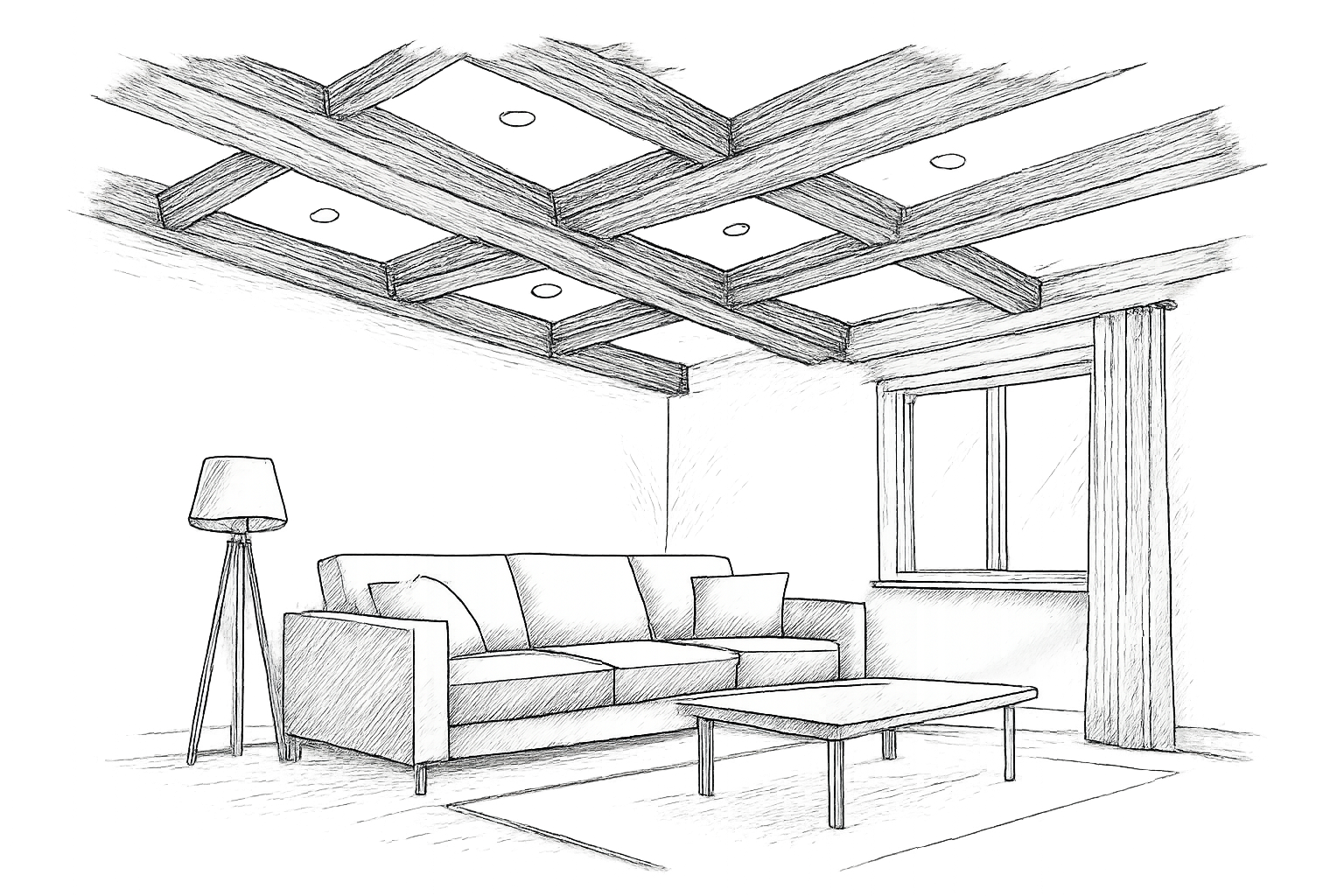 comment habiller un plafond entre les poutres 3 techniques efficaces