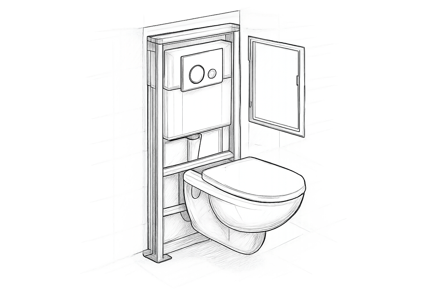 wc suspendu et trappe de visite guide dinstallation et avantages